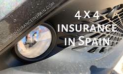 offroad and 4 x 4 vehicle insurance in Spain 