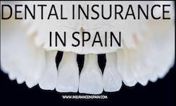 Link to getting an insurance quote for dental health plans in Spain Dental impression in white advertising dental insurance in Spain