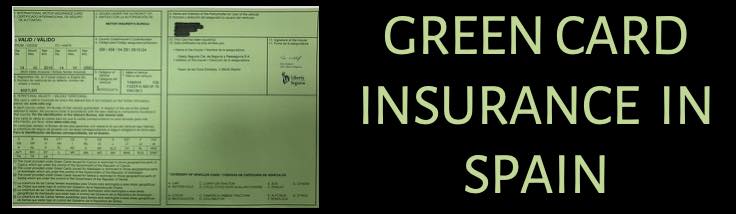 green card vehicle insurance Spain and Europe