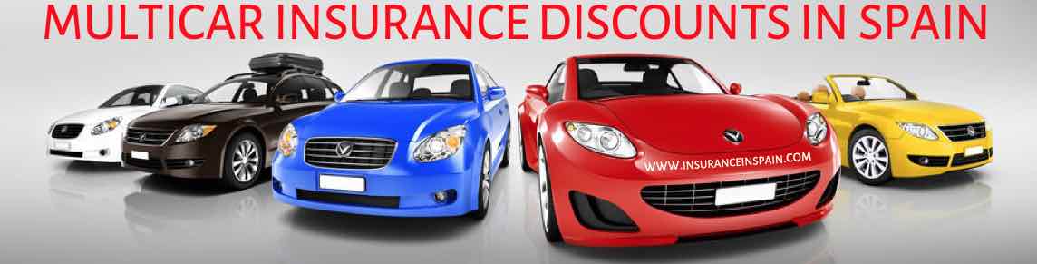 Multi-car insurance discounts in Spain in English 