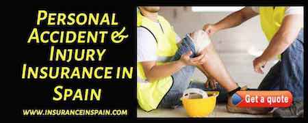 accident and injury insurance in spain for fails