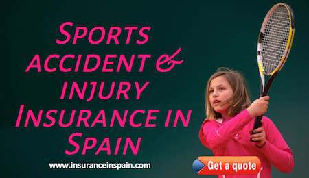 sports insurance in spain for tennis, watersports, hobbies riding and walking insurance